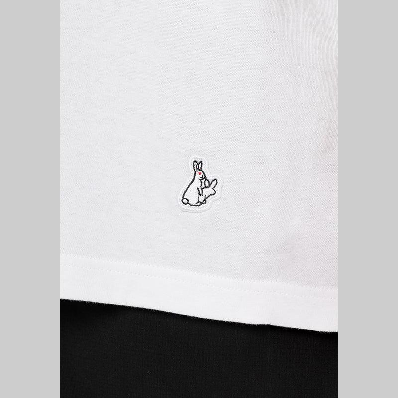 Rabbit Burger T-Shirt - White - Image 4