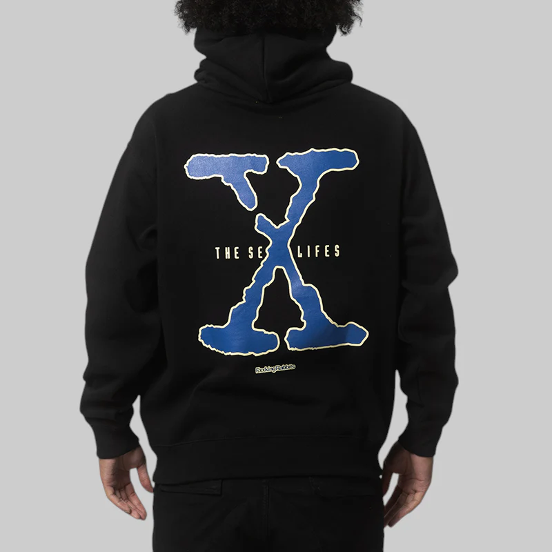 Rabbits Abducted By UFO Hoodie - Black