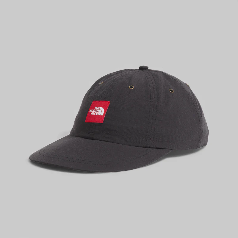 Red Box Nylon Hat - Obsidian