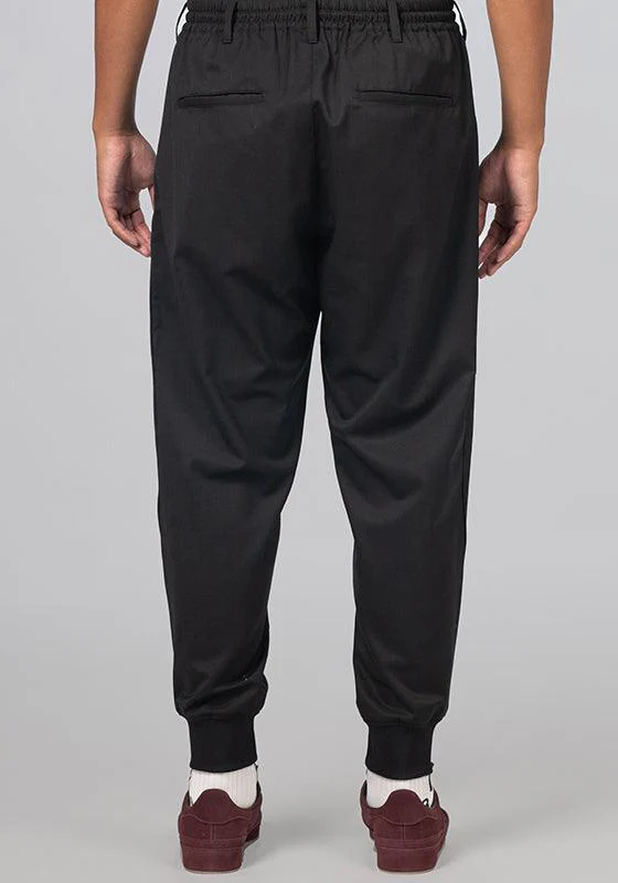 Refined Wool Cuffed Pant - Black - Image 2