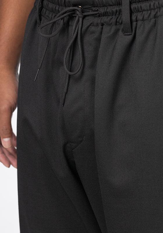 Refined Wool Cuffed Pant - Black - Image 7