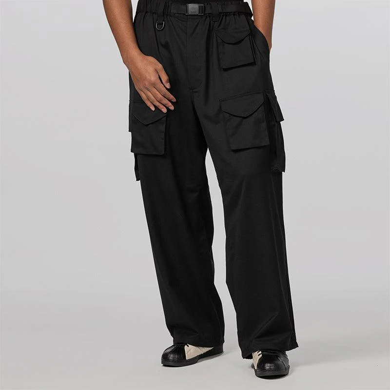 Refined Woven Cargo Pant - Black - Image 2