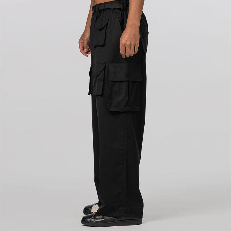 Refined Woven Cargo Pant - Black - Image 3