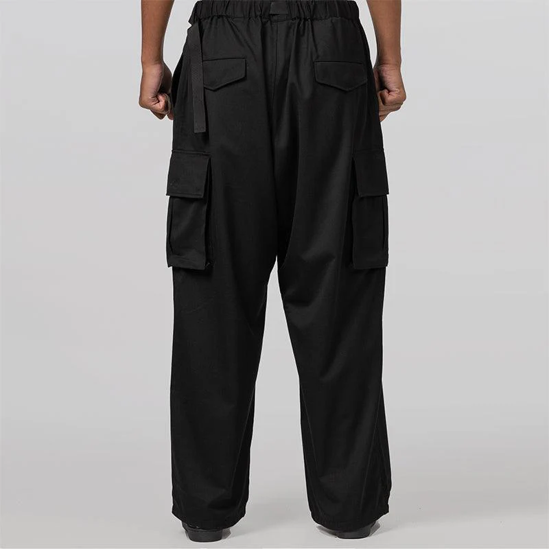 Refined Woven Cargo Pant - Black - Image 4