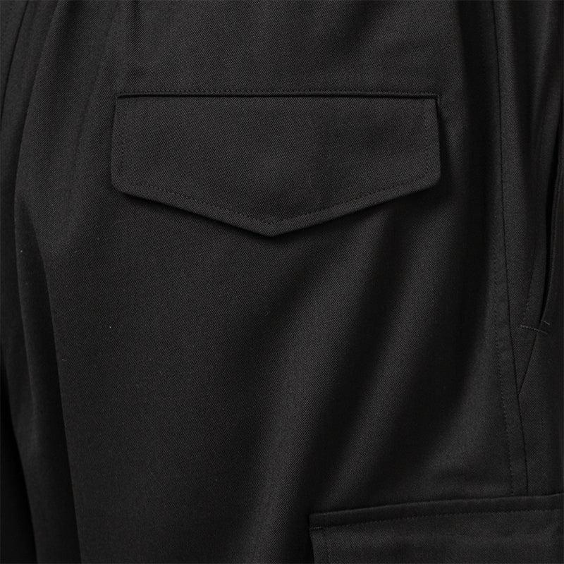Refined Woven Cargo Pant - Black - Image 6