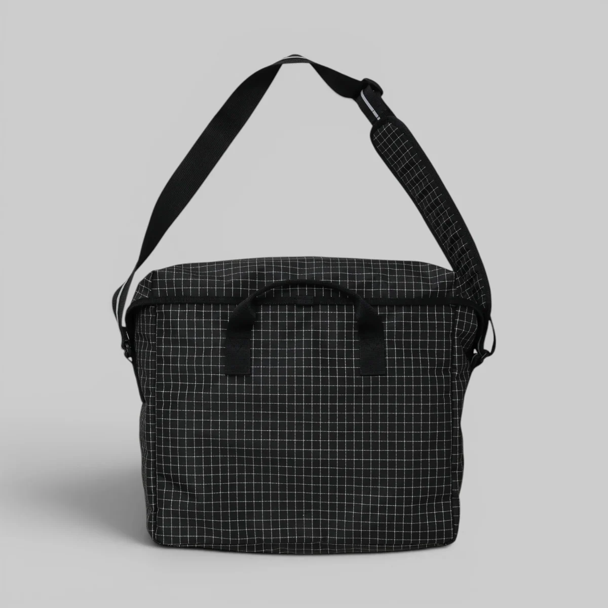 Reflective Messenger Bag - Black - Image 7