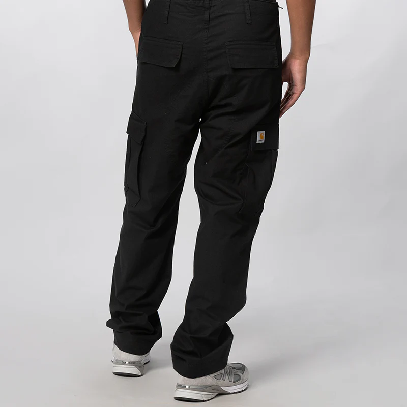 Regular Cargo Pant - Black Rinsed - Image 4