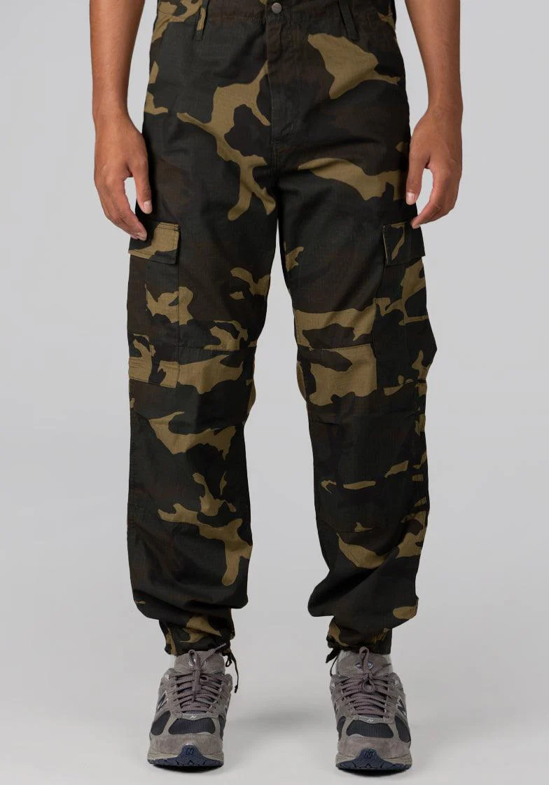 Regular Cargo Pant - Camo Laurel Rinsed