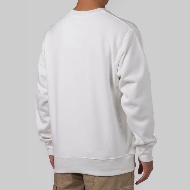 Reverse Weave Small C Crew - White - Image 2