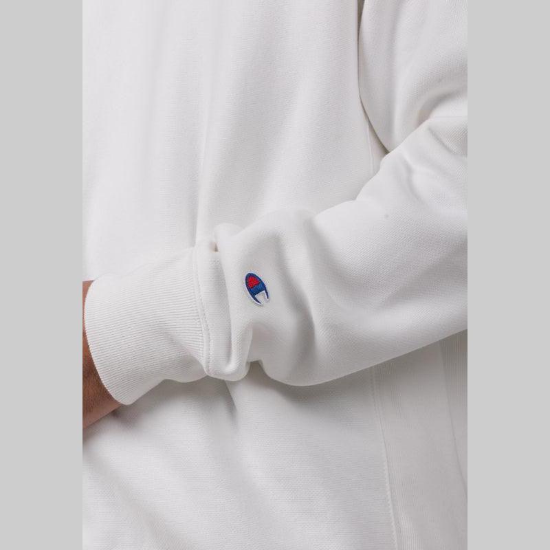 Reverse Weave Small C Crew - White - Image 3