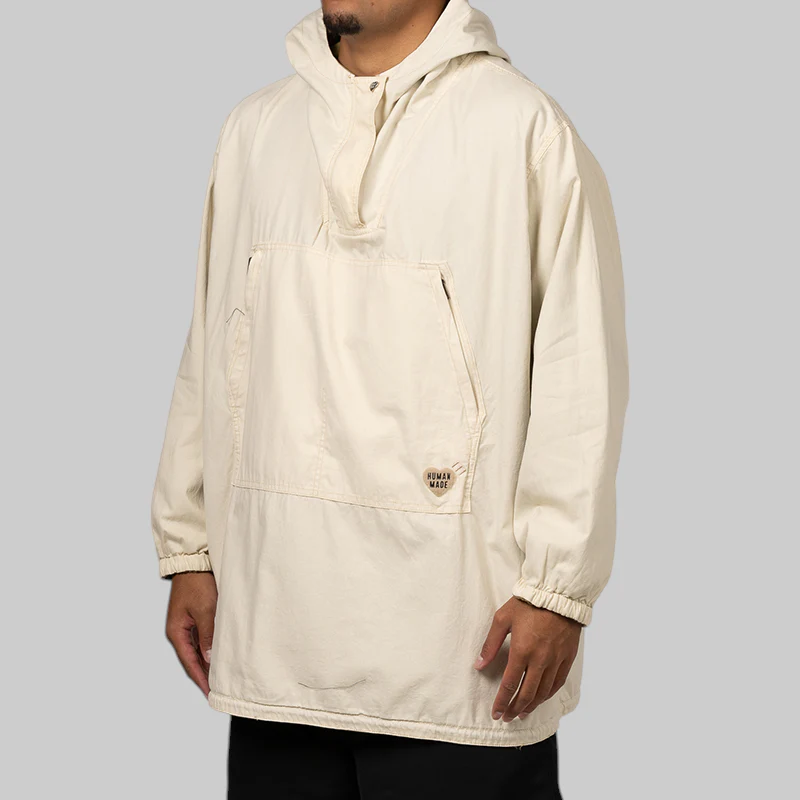 Reversible Military Jacket - Beige - Image 8