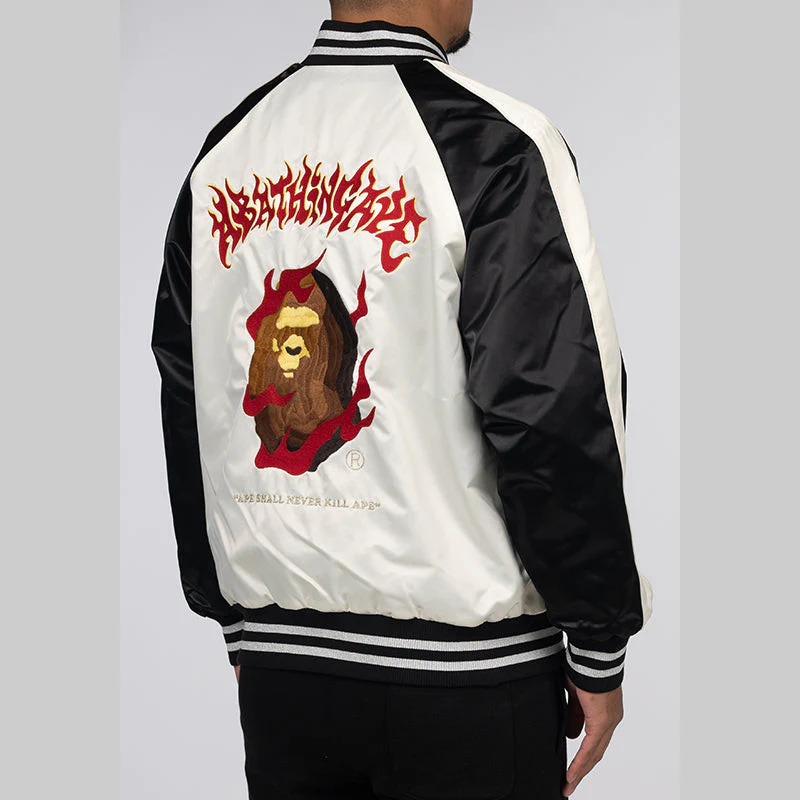 Reversible Souvenir Jacket - Black - Image 8