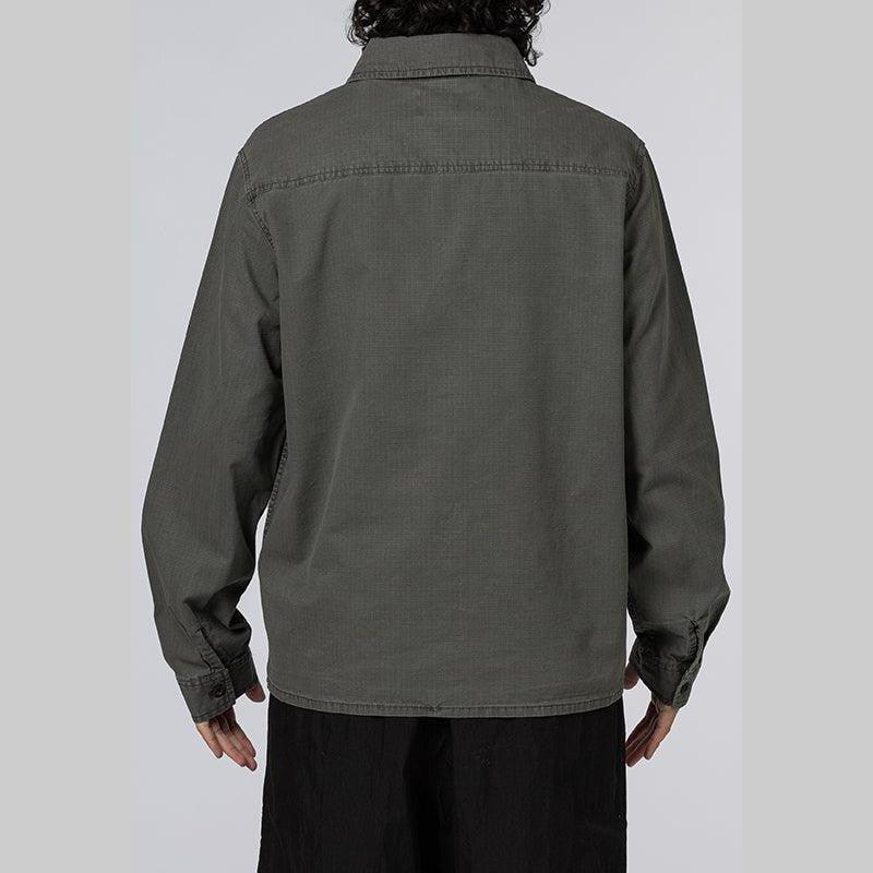 Rip Stop Authentic Work Shirt - Pigment Black - Image 2