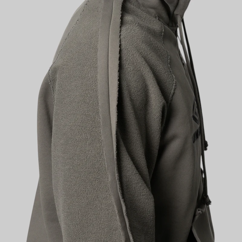 Royal Arms Zip Masked Hoodie - Smock Grey - Image 5