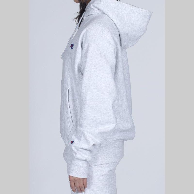 RW Small C OS Hoodie - Silver Grey - Image 3