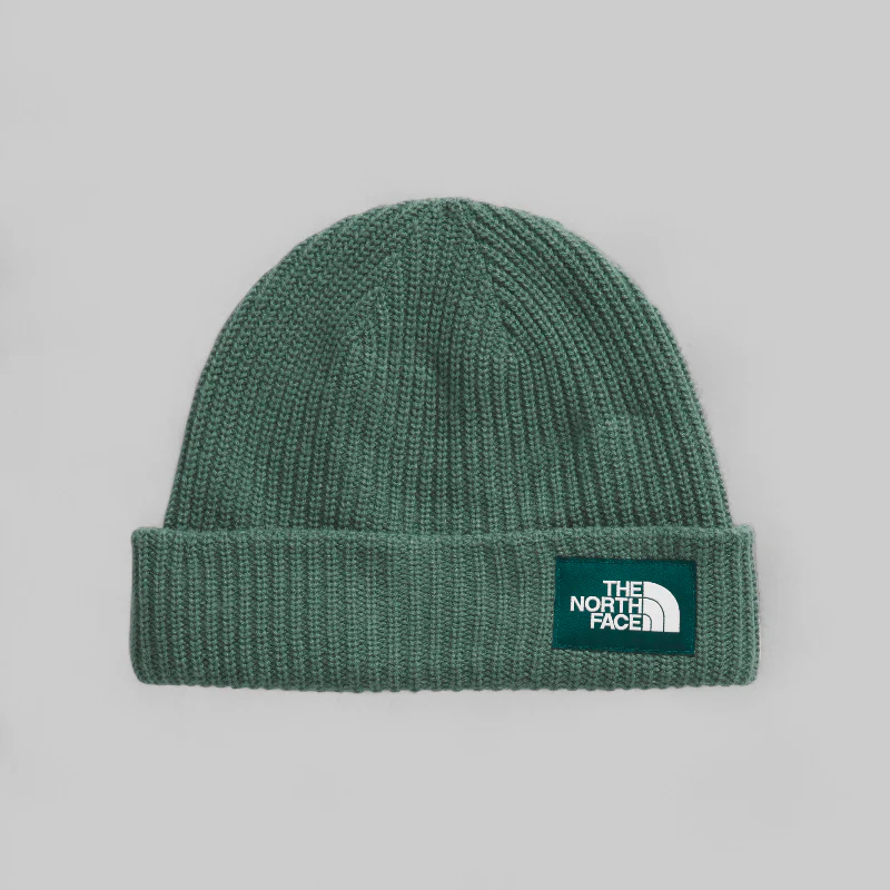 Salty Lined Beanie - Duck Green