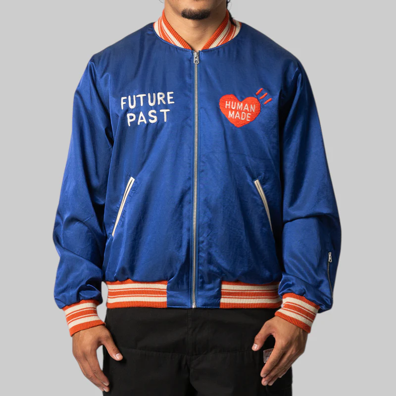 Satin Jacket - Blue