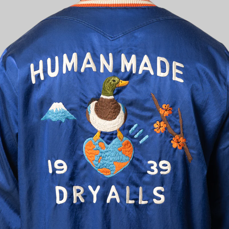 Satin Jacket - Blue - Image 5