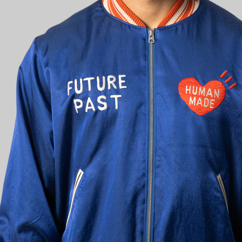 Satin Jacket - Blue - Image 6