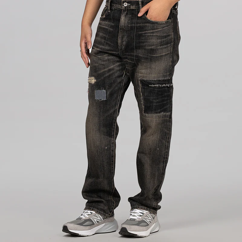 Savage Denim DP Mid Pant - Black - Image 2