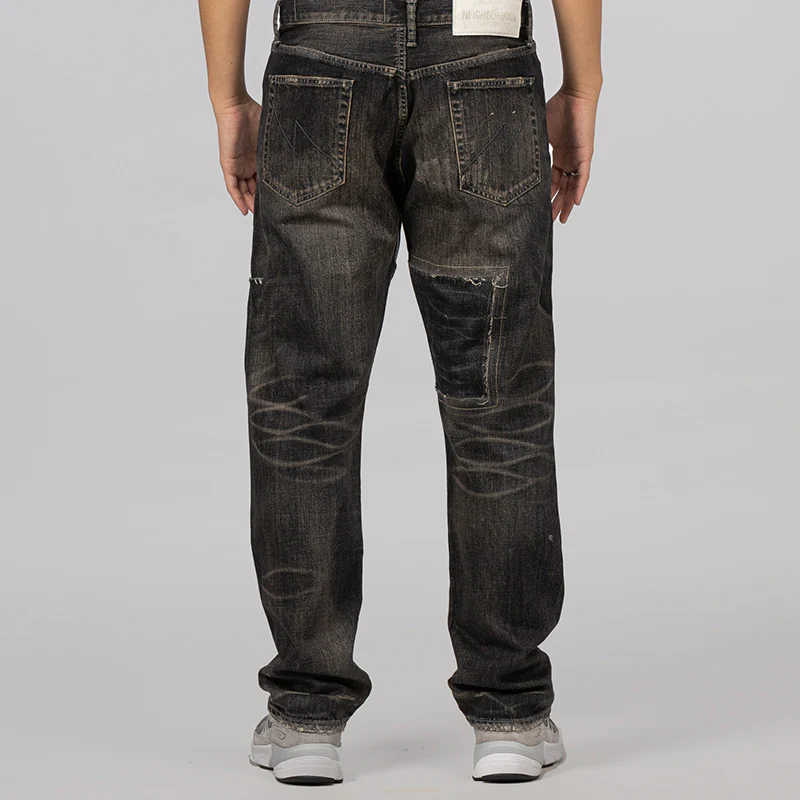Savage Denim DP Mid Pant - Black - Image 4