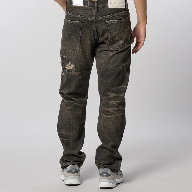 Savage Denim DP Mid Pant - Black - Image 4