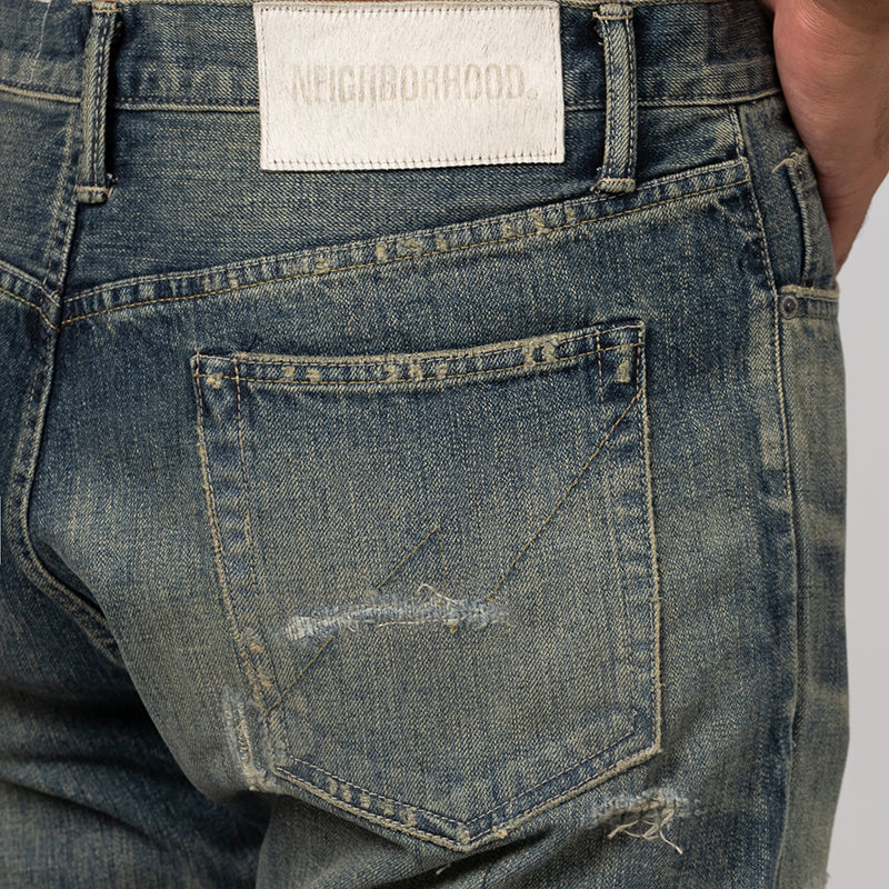Savage Denim DP Mid Pant - Indigo - Image 6