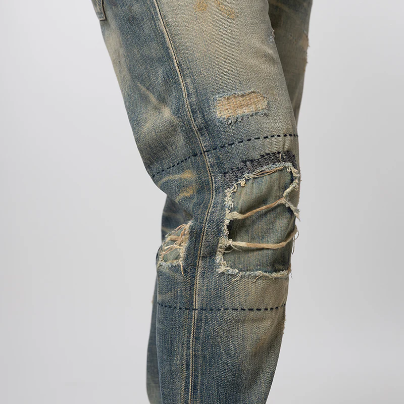 Savage Denim DP Mid Pant - Indigo - Image 6
