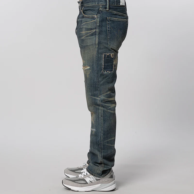 Savage Denim DP Mid Pant - Indigo - Image 3