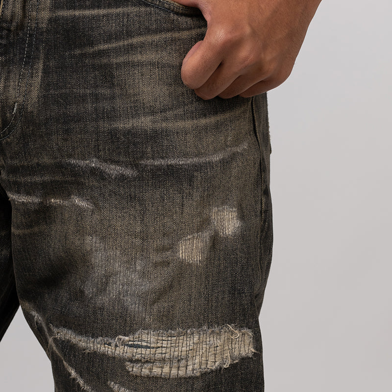 Savage Denim DP Wide Pant - Black - Image 8