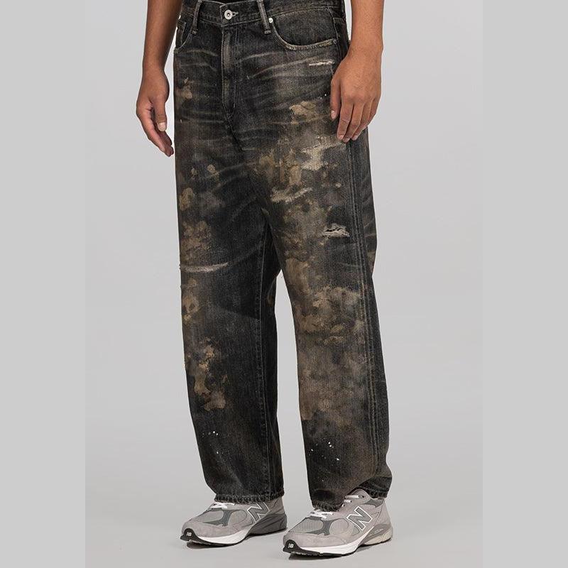 Savage Denim DP Wide Pant - Black