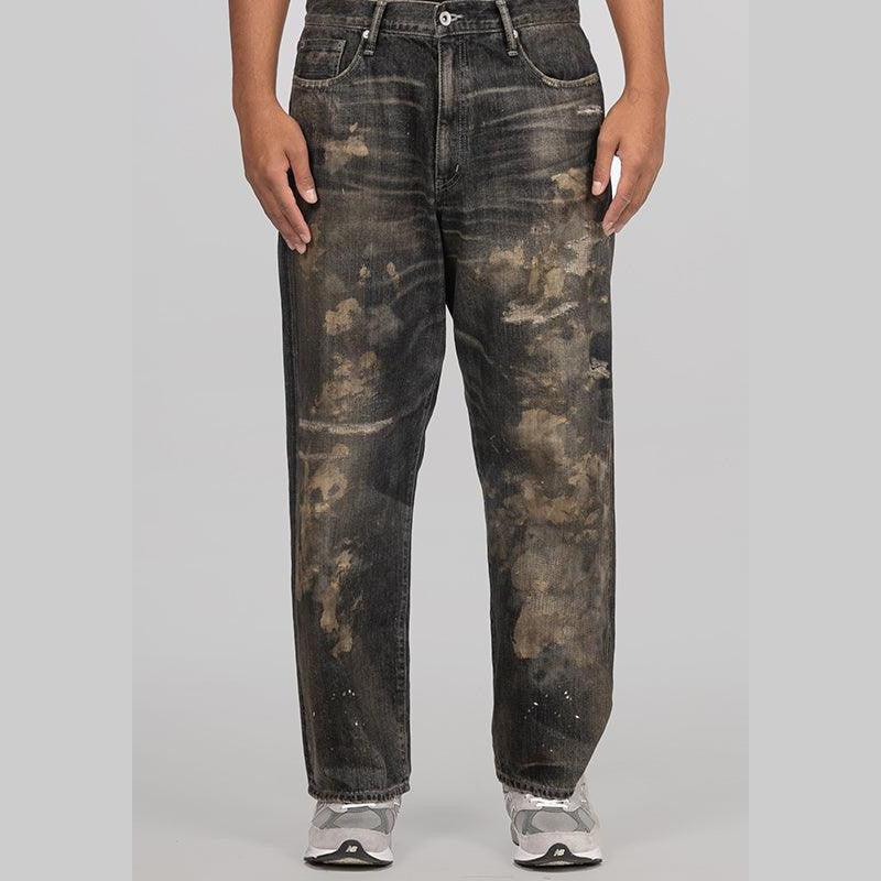 Savage Denim DP Wide Pant - Black - Image 2