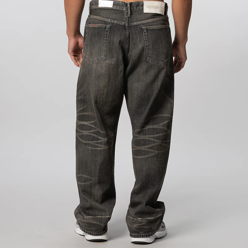 Savage Denim DP Wide Pant - Black - Image 4
