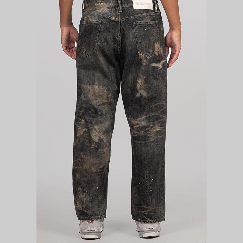 Savage Denim DP Wide Pant - Black - Image 4