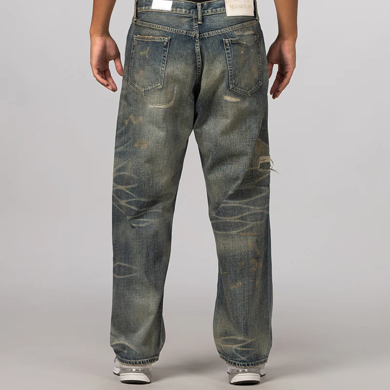 Savage Denim DP Wide Pant - Indigo - Image 4