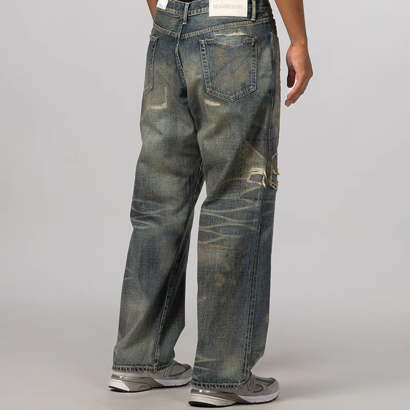Savage Denim DP Wide Pant - Indigo - Image 5