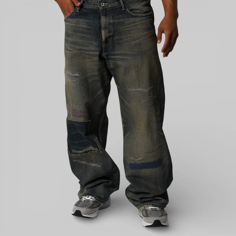 Savage Denim DP Wide Pant - Indigo