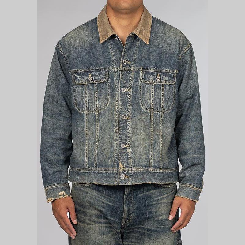 Savage Denim Lined Jacket - Indigo
