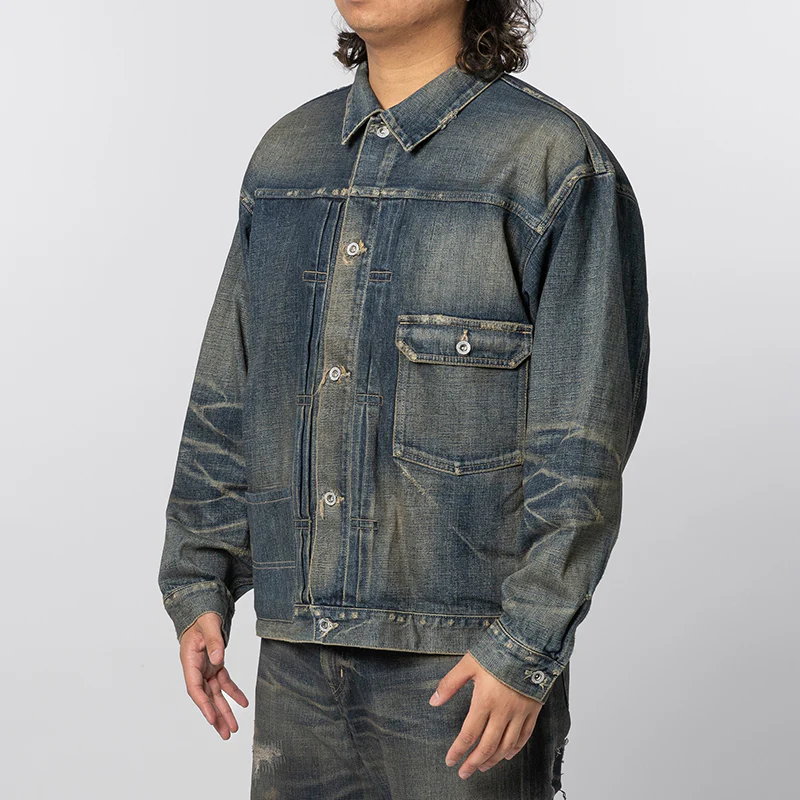 Savage Denim Type-1 Jacket - Indigo - Image 2