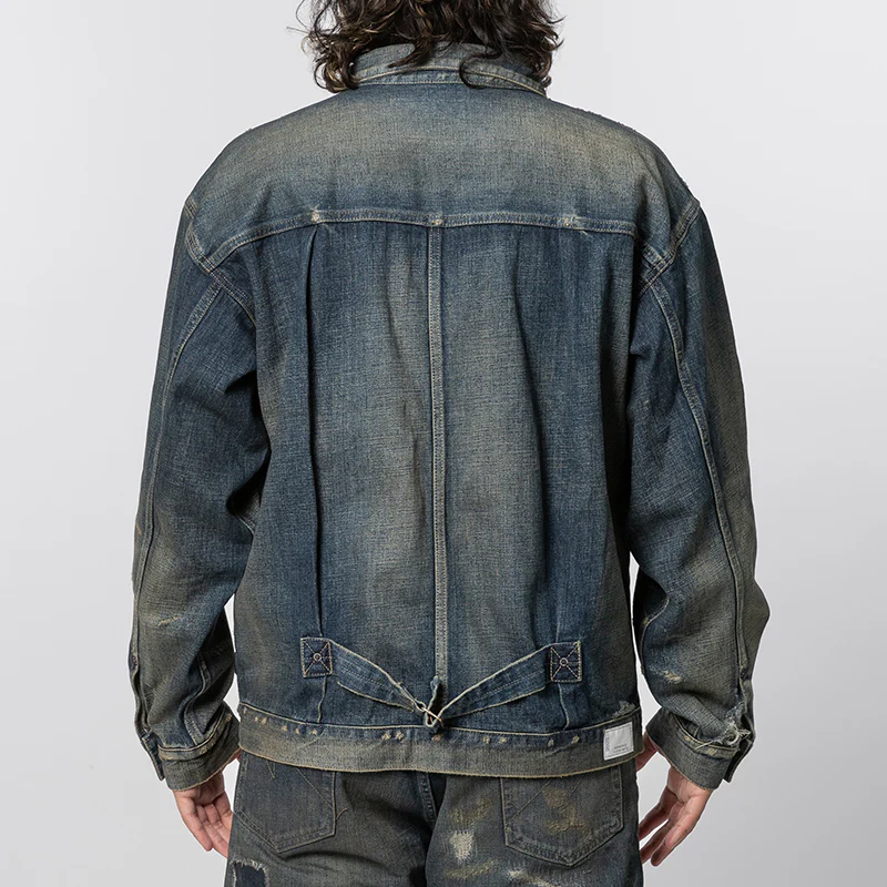 Savage Denim Type-1 Jacket - Indigo - Image 4