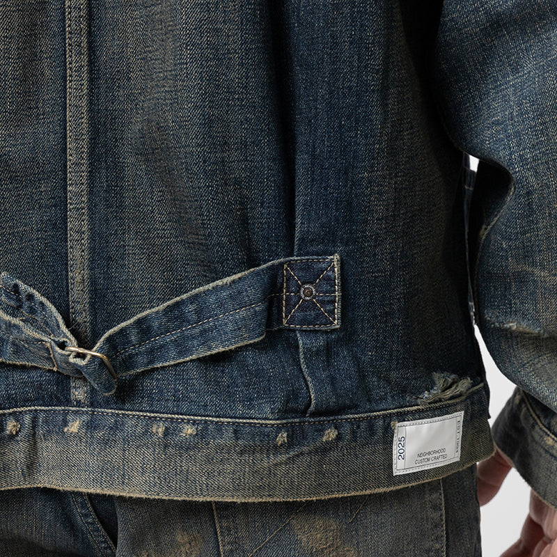 Savage Denim Type-1 Jacket - Indigo - Image 5