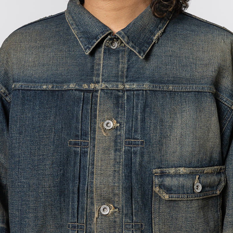 Savage Denim Type-1 Jacket - Indigo - Image 6
