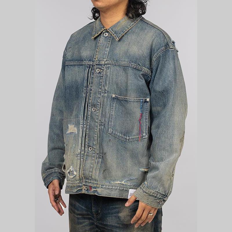 Savage Denim Type-1 Jacket - Indigo - Image 2