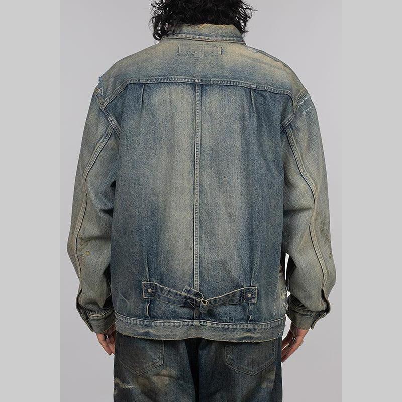 Savage Denim Type-1 Jacket - Indigo - Image 4