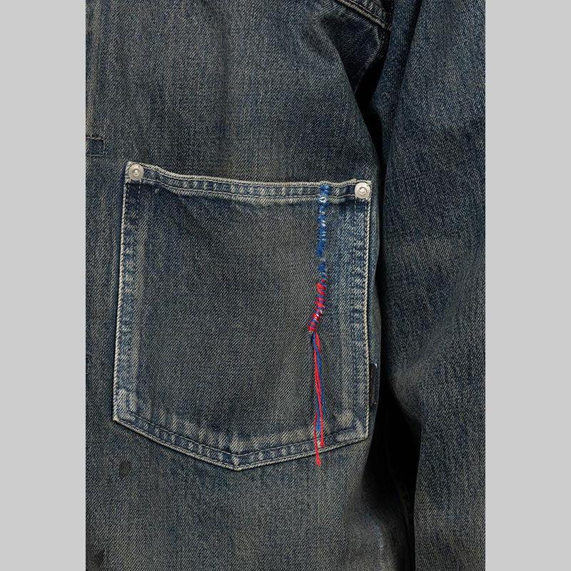 Savage Denim Type-1 Jacket - Indigo - Image 7