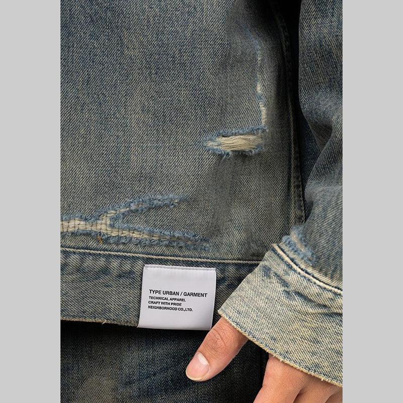 Savage Denim Type-1 Jacket - Indigo - Image 8