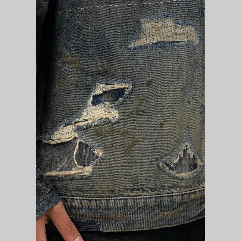 Savage Denim Type-1 Jacket - Indigo - Image 9