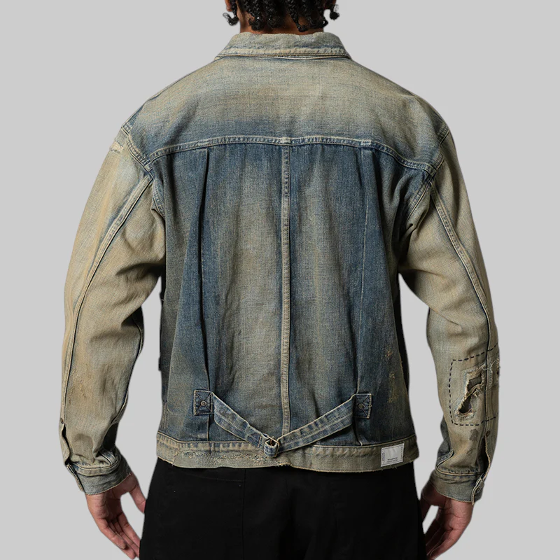 Savage Denim Type-1 MOD Jacket - Indigo - Image 4