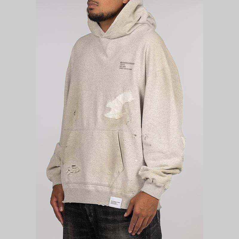 Savage Sweat Parka Long Sleeve - Oatmeal - Image 2