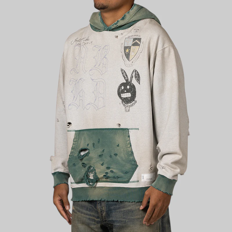 Savage Sweat Hoodie - Green - Image 2